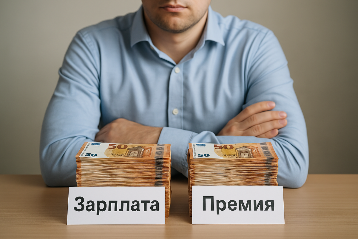 Премия - не часть зарпалаты, а поощрение