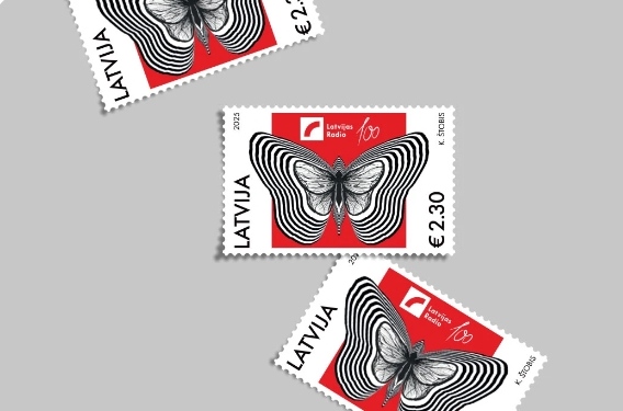 Латвия: юбилей радио отметили выпуском почтовой марки