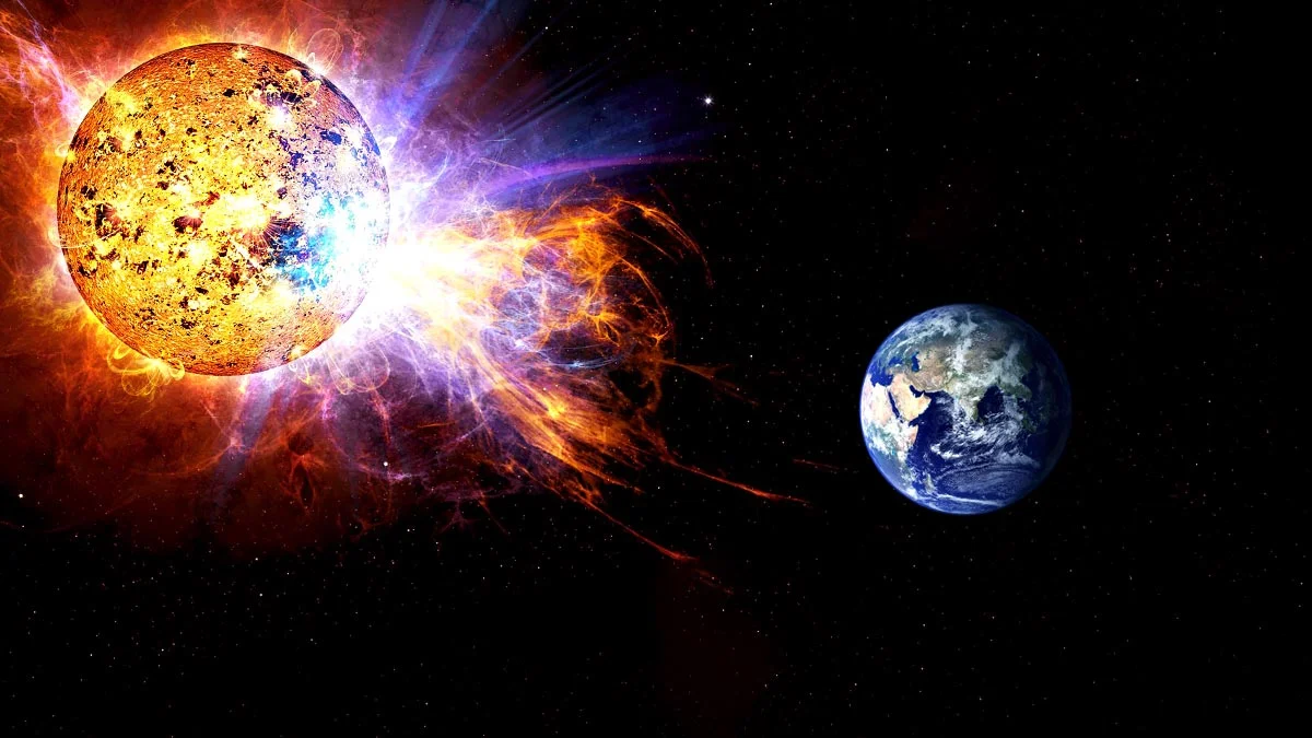 Космос: удар бури будет почти фронтальным