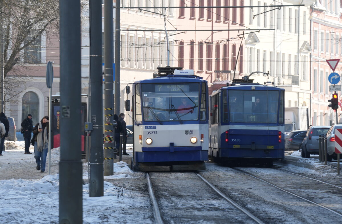Рига: новую трамвайную линию откроют в мае
