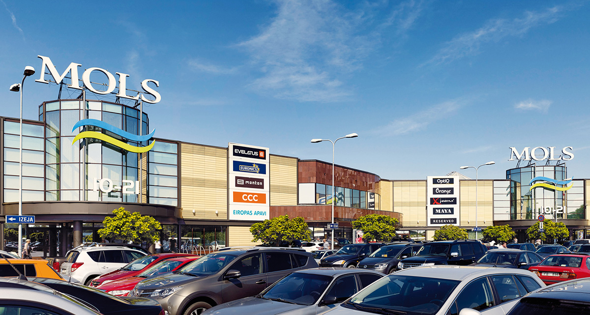 Рига: ТЦ Mols уходит на реконструкцию