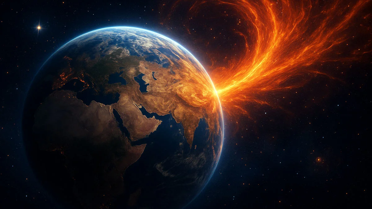 Космос: начало крутых магнитных бурь прогнозируют вечером