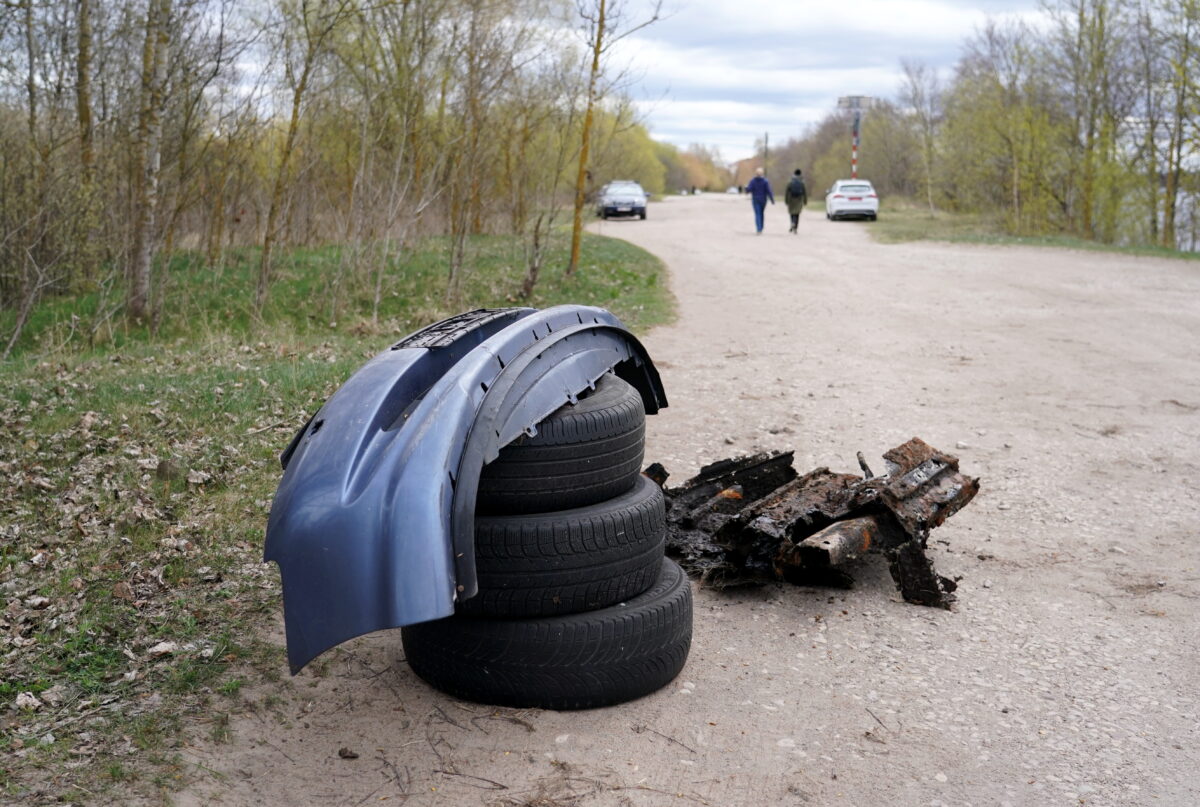 Рига: 60 тонн мусора